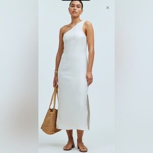 NWT MADEWELL ONE SHOULDER DRESS